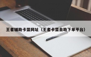 王者辅助卡盟网址（王者卡盟自助下单平台）